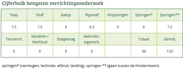 Cijferbalk Comm's Forest Dille