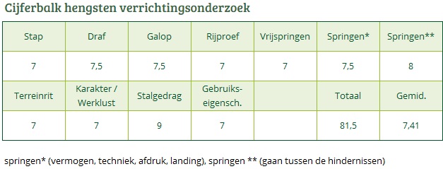 Cijferbalk TONGERENHOF OSMIUM