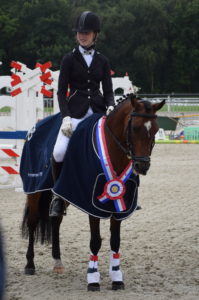 Thura de Boer en haar pony Oak Forest Felice